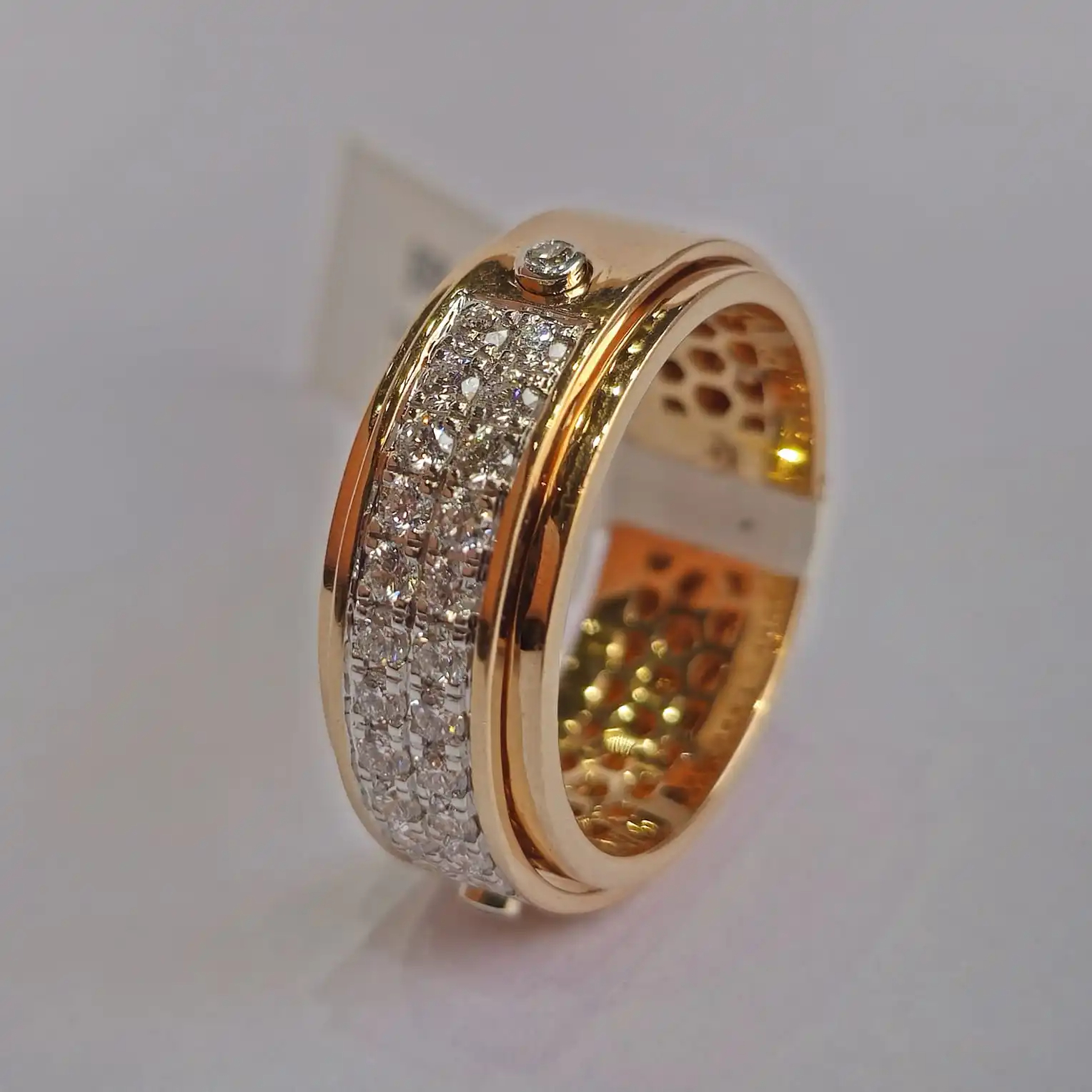 14k gold lab grown diamond ring