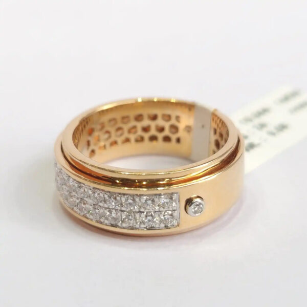 14k gold lab grown diamond ring - Image 5