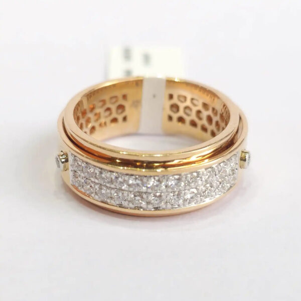 14k gold lab grown diamond ring - Image 4